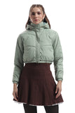 Mecu Marph Pistachio Cropped Puffer