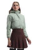 Mecu Marph Pistachio Cropped Puffer