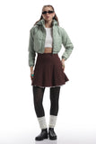 Mecu Marph Pistachio Cropped Puffer
