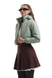 Mecu Marph Pistachio Cropped Puffer