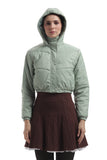 Mecu Marph Pistachio Cropped Puffer