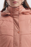 Mecu Marph Rosewood Cropped Puffer