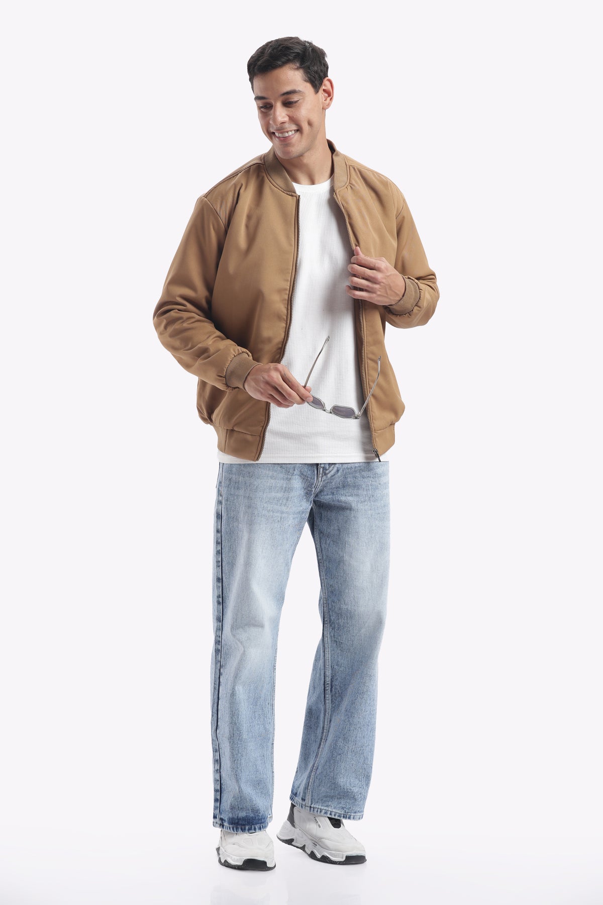 Mecu Marph Camel Bomber Jacket