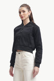 Mecu Marph Black Cropped Bomber